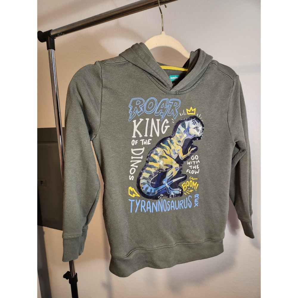 365 Kids Garanimals Boys Dinosaur Hoddie 8 Excelentes Condiciones